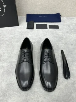 Alternative view of PRADA Formal Shoes Leather (Black) EU39-44 D50202606032737169