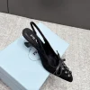 PRADA Pumps & Heels Suede (Black-Silver) EU35-39 B80202606033228129