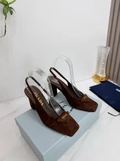Alternative view of PRADA Pumps & Heels Suede (Brown) EU35-39 B60202606033231119