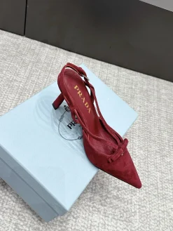 PRADA Pumps & Heels Suede (Red) EU35-39 B60202606033236119