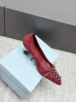 PRADA Pumps & Heels Suede (Red) EU35-39 B80202606033237129