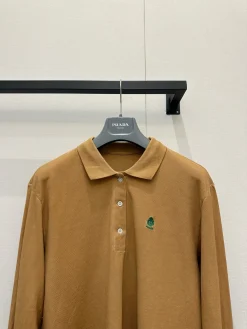 Alternative view of PRADA Shirts & Polos Cotton (Brown) S-M-L B45202606011638119