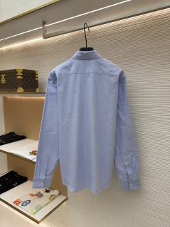 Alternative view of PRADA Shirts & Polos Cotton (Light Blue) 39-42 B05202606130095109