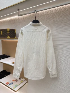 Alternative view of PRADA Shirts & Polos Cotton (White) 39-42 C10202606130522139