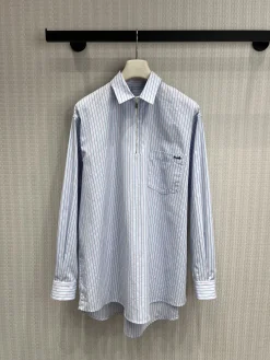 PRADA Shirts & Polos Cotton (White-Blue-Red) S-M-L B55202606011512119