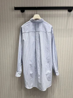 Alternative view of PRADA Shirts & Polos Cotton (White-Blue-Red) S-M-L B55202606011512119