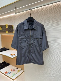 PRADA Shirts & Polos Nylon (Gray) S-XL B40202606130010119