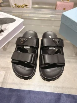 Alternative view of PRADA Slides & Slippers Leather (Black) EU35-40 B20202606032834109