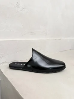 PRADA Slides & Slippers Leather (Black) EU35-40 B40202606032836109