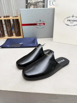 Alternative view of PRADA Slides & Slippers Leather (Black) EU35-40 B40202606032836109