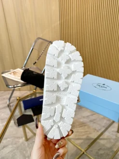 Alternative view of PRADA Slides & Slippers Leather (White-Gold) EU35-42 B20202606032832109