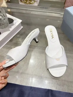 Alternative view of PRADA Slides & Slippers Patent Leather (White) EU35-40 B0020260603285399