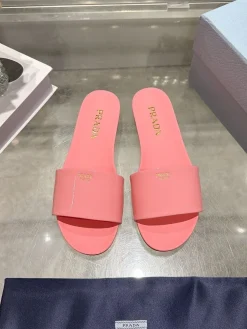 Alternative view of PRADA Slides & Slippers Rubber (Pink-Black) EU35-39 A8020260603285299