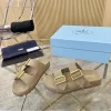PRADA Slides & Slippers Suede (Beige) EU35-42 B20202606032856109