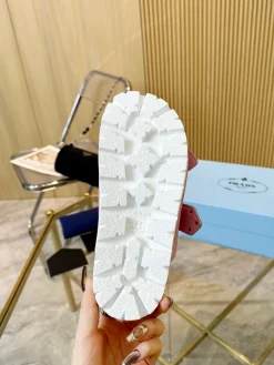 Alternative view of PRADA Slides & Slippers Suede (Pink-Gold-White) EU35-42 B20202606032866109