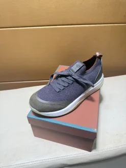 PRADA Sneakers & Trainers Knit-Suede (Gray-White-Brown) EU38-44 B20202606032925109
