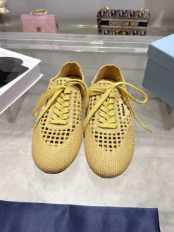 Alternative view of PRADA Sneakers & Trainers Knit (Yellow-Black) EU35-41 B20202606032927109