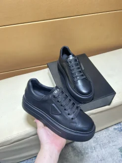 Alternative view of PRADA Sneakers & Trainers Leather (Black) EU38-44 B80202606032974129