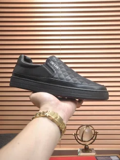 Alternative view of PRADA Sneakers & Trainers Leather (Black) EU38-45 B0020260603293199