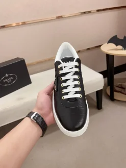 Alternative view of PRADA Sneakers & Trainers Leather (Black-White-Gold) EU38-44 B20202606032938109