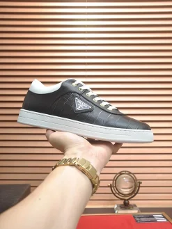 PRADA Sneakers & Trainers Leather (Black-White-Gold) EU38-45 B20202606032914109