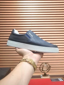 Alternative view of PRADA Sneakers & Trainers Leather (Blue-White) EU38-45 B0020260603294099