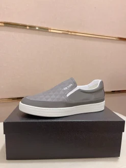 PRADA Sneakers & Trainers Leather (Grey-White) EU38-44 B0020260603294199