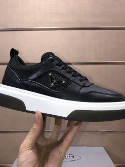 PRADA Sneakers & Trainers Leather-Mesh (Black-White) EU38-45 B80202606032937129