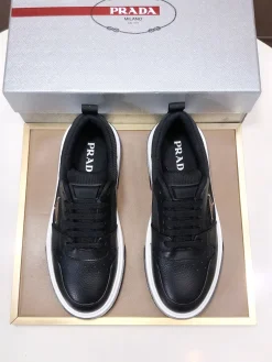 Alternative view of PRADA Sneakers & Trainers Leather-Mesh (Black-White) EU38-45 B80202606032937129