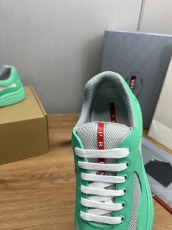 Alternative view of PRADA Sneakers & Trainers Leather-Mesh (Green-White) EU38-45 C00202606032904129