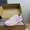 PRADA Sneakers & Trainers Leather-Mesh (Pink-White-Grey) EU38-45 C00202606032910129