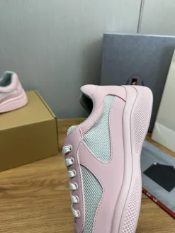 Alternative view of PRADA Sneakers & Trainers Leather-Mesh (Pink-White-Grey) EU38-45 C00202606032910129