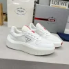 PRADA Sneakers & Trainers Leather-Mesh (White-Red) EU35-45 B90202606032894129