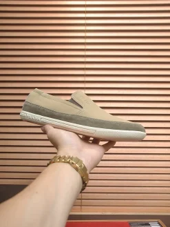 PRADA Sneakers & Trainers Leather-Suede (Beige-Brown) EU38-45 B10202606032988109
