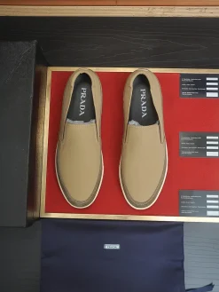 Alternative view of PRADA Sneakers & Trainers Leather-Suede (Beige-Brown) EU38-45 B10202606032988109