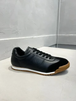 PRADA Sneakers & Trainers Leather-Suede (Black-White-Brown) EU35-45 C00202606032960129