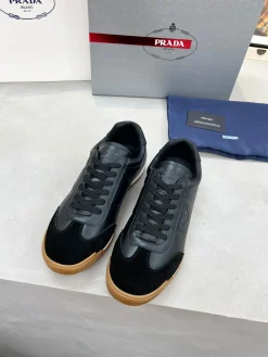 Alternative view of PRADA Sneakers & Trainers Leather-Suede (Black-White-Brown) EU35-45 C00202606032960129