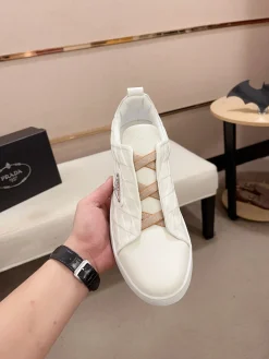 Alternative view of PRADA Sneakers & Trainers Leather (White) EU38-44 B60202606032942119