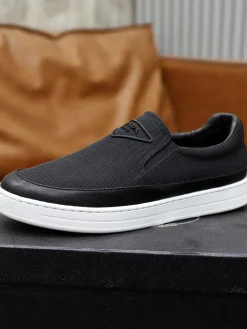 PRADA Sneakers & Trainers Mesh-Leather (Black-White) EU38-44 B0020260603296199