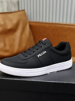 PRADA Sneakers & Trainers Mesh-Leather (Black-White-Orange) EU38-44 B0020260603292999