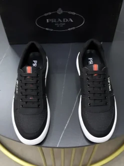 Alternative view of PRADA Sneakers & Trainers Mesh-Leather (Black-White-Orange) EU38-44 B0020260603292999