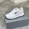 PRADA Sneakers & Trainers Mesh-Leather (White-Black) EU38-44 B80202606032887129