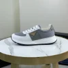 PRADA Sneakers & Trainers Mesh-Leather (White-Grey-Black) EU38-44 C40202606032892139