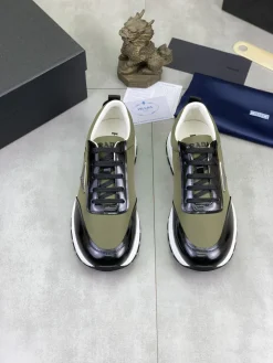 Alternative view of PRADA Sneakers & Trainers Nylon-Leather (Green-Black-White) EU38-44 C30202606032964139