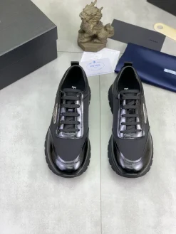 Alternative view of PRADA Sneakers & Trainers Nylon-Patent Leather (Black) EU38-44 C30202606032963139