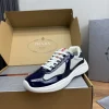PRADA Sneakers & Trainers Patent Leather-Mesh (Navy-White-Red) EU38-45 C00202606032905129
