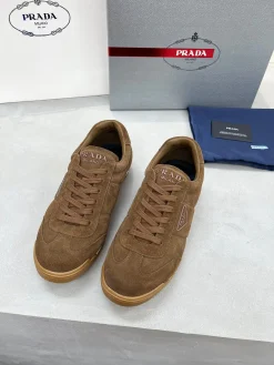 Alternative view of PRADA Sneakers & Trainers Suede (Brown-White) EU35-45 C00202606032983129