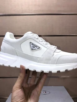 PRADA Sneakers & Trainers Suede-Leather (White) EU38-45 B80202606032989129