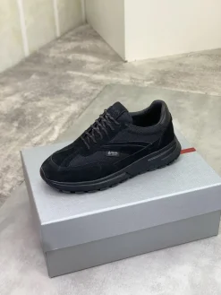 PRADA Sneakers & Trainers Suede-Mesh (Black) EU38-44 B80202606032992129