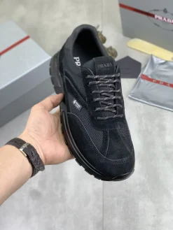 Alternative view of PRADA Sneakers & Trainers Suede-Mesh (Black) EU38-44 B80202606032992129
